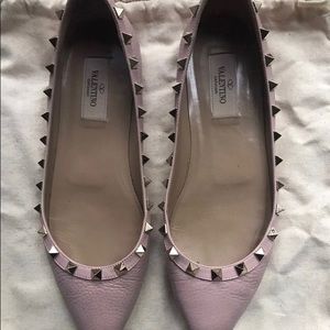 SOLD!!Authentic Valentino Garavani Pink Ballet Flats